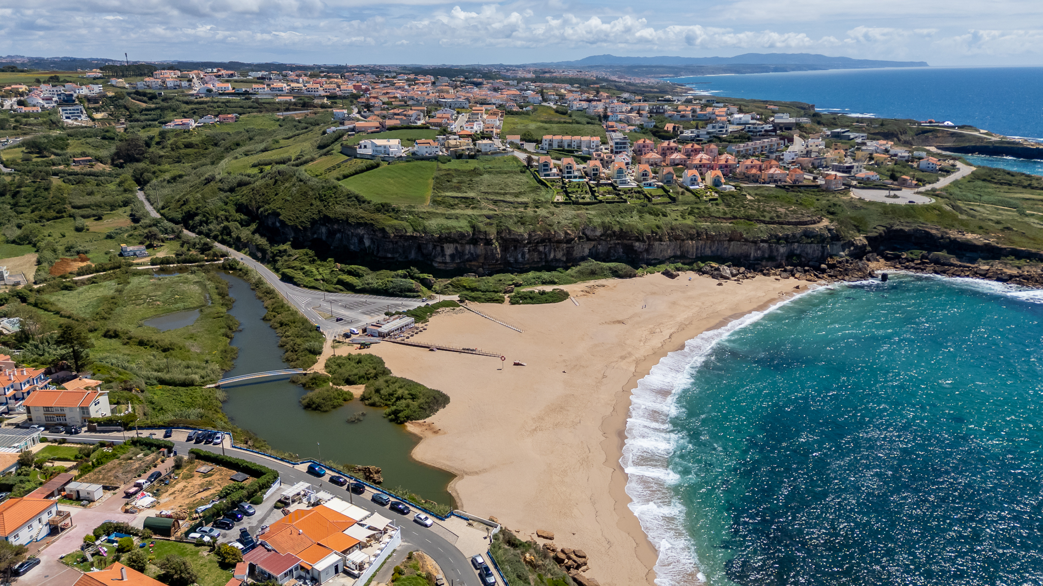 Vista aérea — Praia de São Lourenço